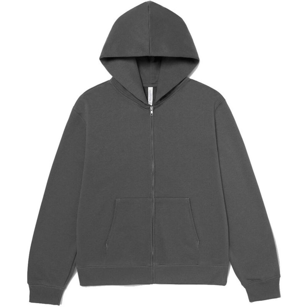 Unisex Adult Heavy Full Zip Hoodie / Asphalt